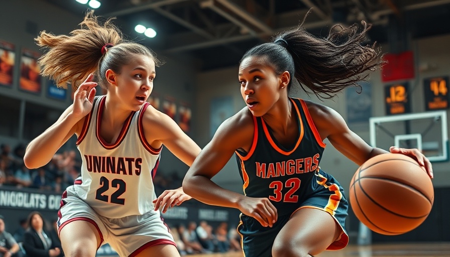AI sports betting and basketball game highlights with intense action on the court.