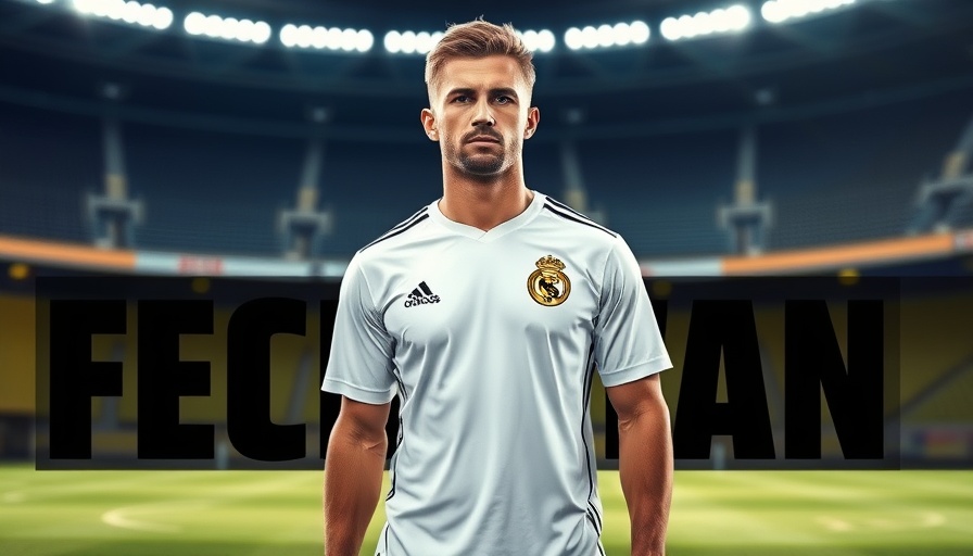 AI sports betting concept with football player and digital graphic layout.
