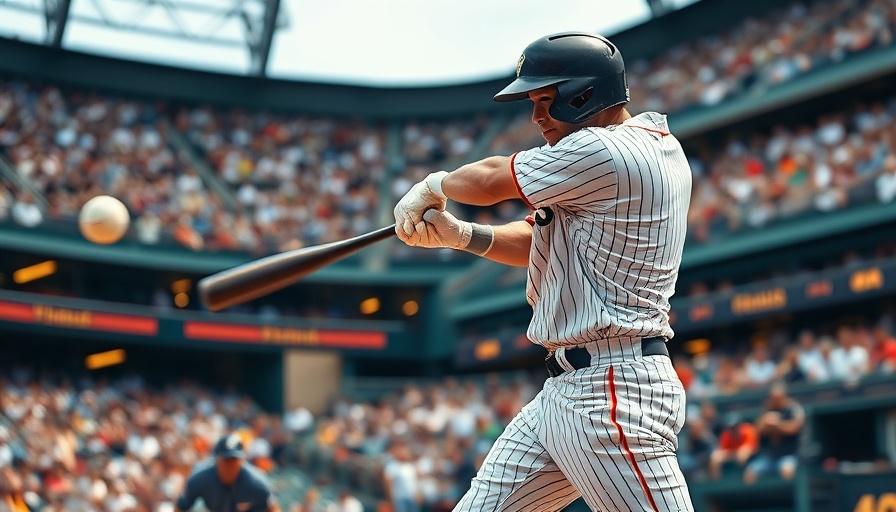 Juan Soto Grand Slam baseball action shot with vivid background.