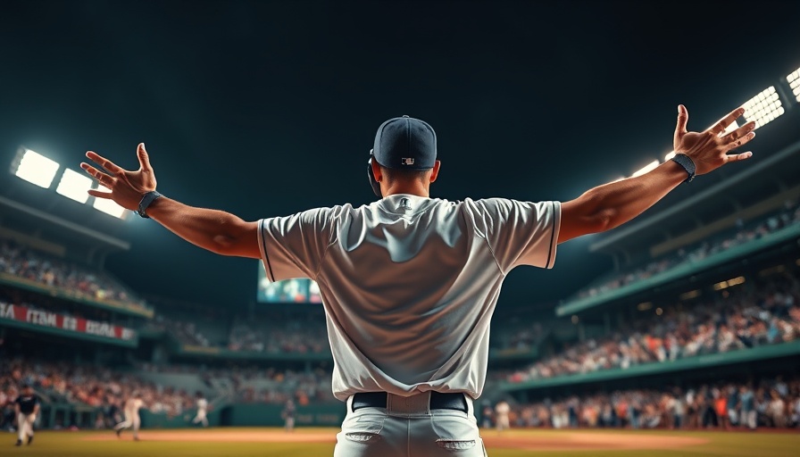 Atlanta Braves player during an exciting game moment, 'Can't Finish the Rally' headline.