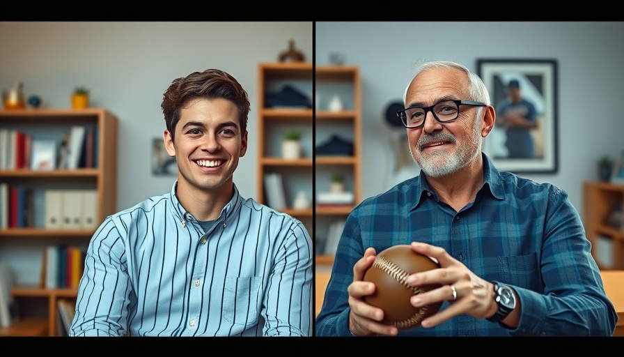 Split-screen call discussing salary cap in professional baseball.