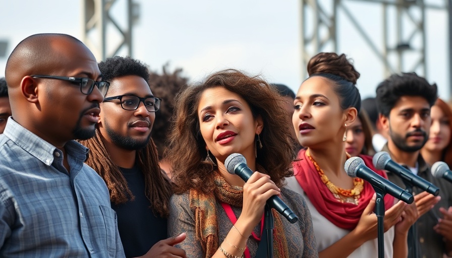 Diverse group at public debate in Washington State.