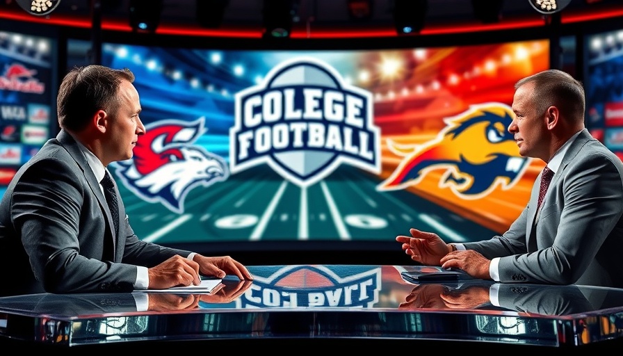AI sports betting discussion featuring commentators, team logos.