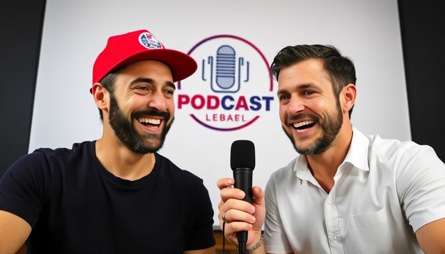 Podcast featuring two men, Episode 16 cover.