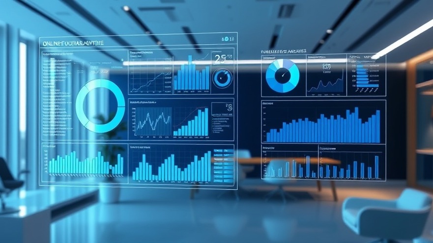 Futuristic digital interface showcasing analytics for online reputation in the automotive industry.