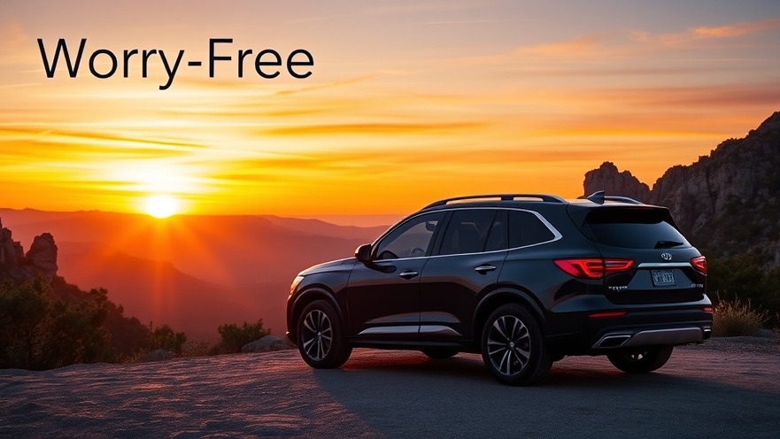Sleek, modern SUV at sunset, showcasing durable SUVs for low maintenance and reliability.