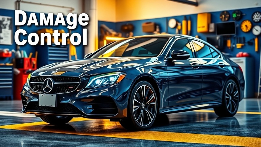 Modern automatic car dashboard with warning lights, showcasing vehicle care tools.