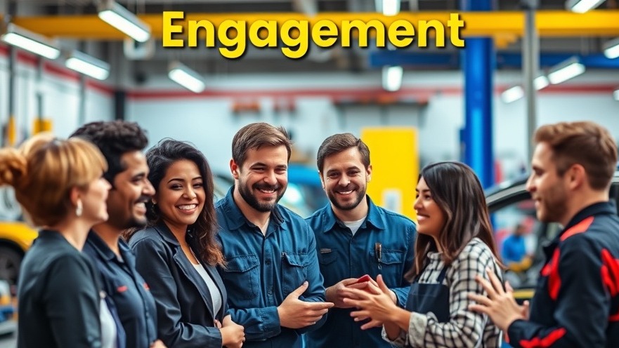 Auto repair social media strategy: Engaging technicians with happy customers.