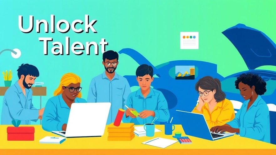 Remote work advantages shown by auto repair professionals collaborating digitally.
