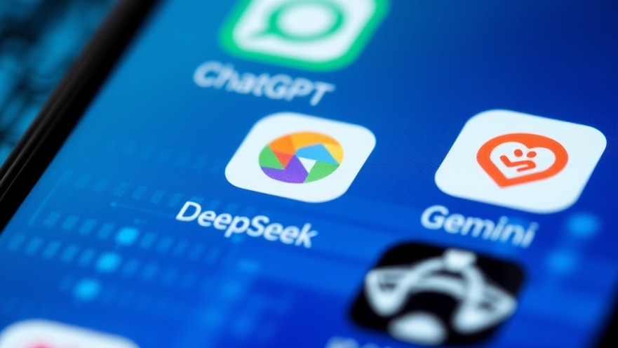 Close-up of smartphone displaying AI tools, highlighting AI accountability and reputational risk.