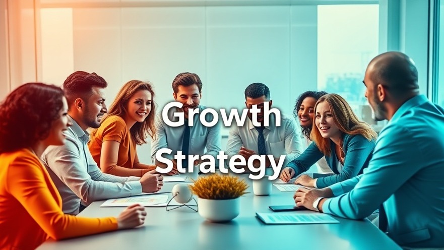 Business professionals brainstorming strategies for repair shop growth in digital marketing.