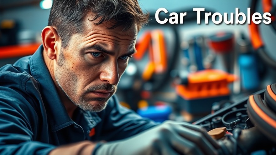 Mechanic troubleshooting engine with automotive advice on car maintenance.