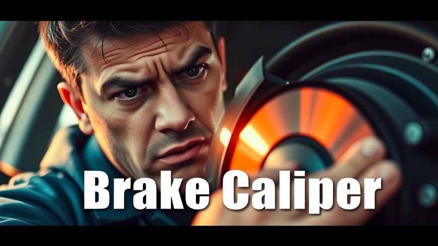 Frustrated driver checking brake calipers at home; essential brake maintenance tips.