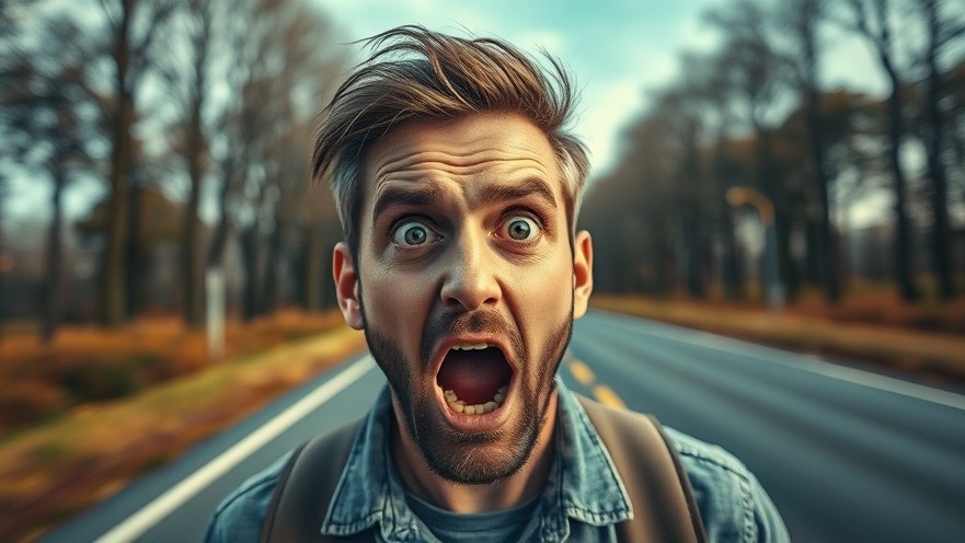 Shocked man reacts to Hyundai Venue vs Soul reliability amidst vibrant digital art.