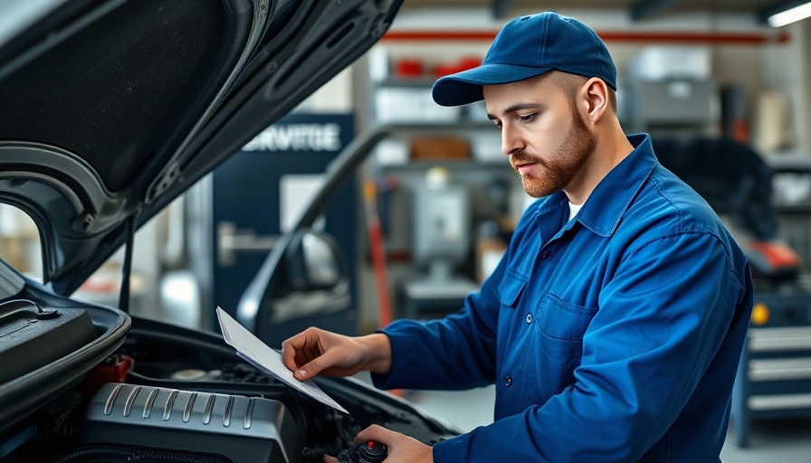 Auto technician ensuring ASE Certification and Automotive Service Excellence.