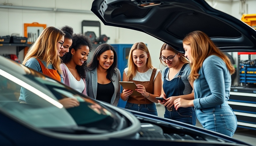 Girls Auto Clinic Car Care Workshops teaching women car maintenance.