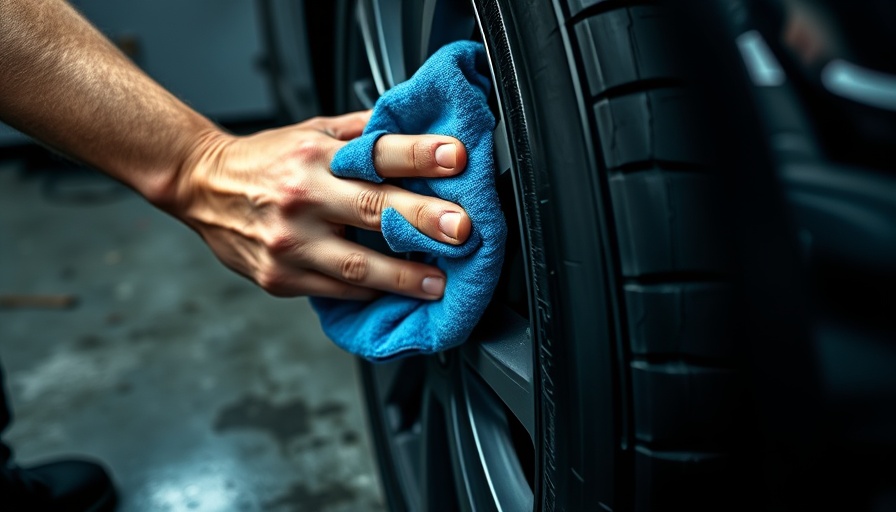 Shine your tires with Shinelogic for a glossy finish