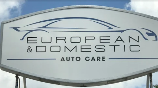 Reliable repair: mechanic with high-end European car, showcasing expertise and dedication.