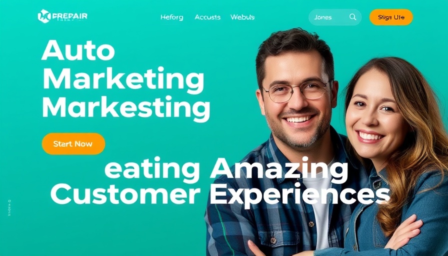 Creating Amazing Customer Experiences podcast cover with smiling hosts.