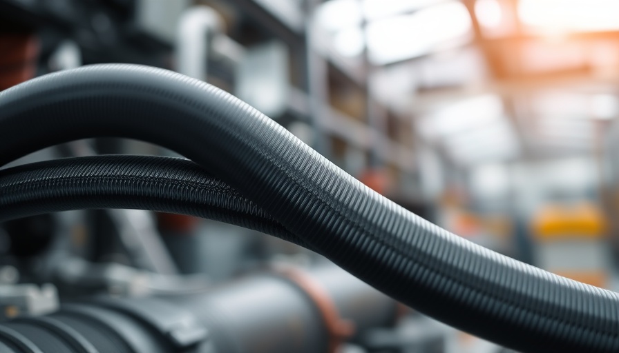 Close-up of Nissens new A/C hose assemblies showcasing design and quality.