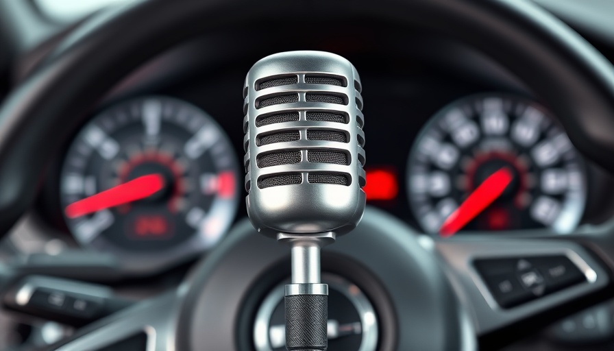 Maximizing Customer Engagement: Marketing for Auto Repair Shops with a microphone.