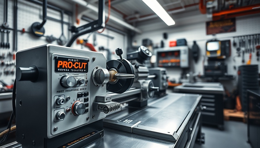 Pro-Cut brake lathe in a modern workshop environment