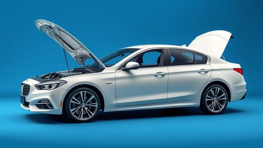 Realistic white sedan showcasing durable vehicle powertrains for longevity in car engines.