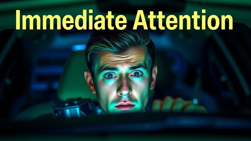 Concerned driver checking under the hood for car maintenance issues like check engine light.