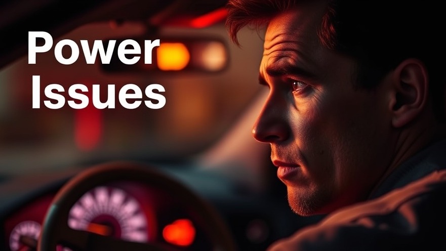 Concerned driver facing power issues, highlighting MAF sensor replacement importance.