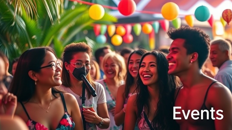 Vibrant summer festival in Pearl City, HI, showcasing joy and diversity.