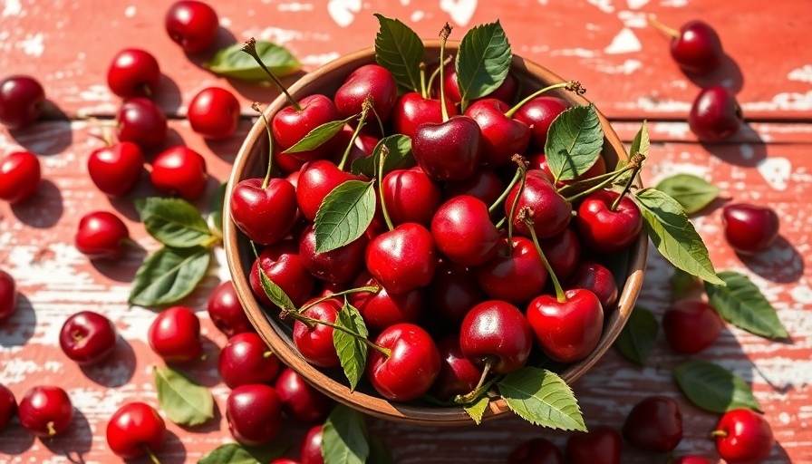 Fresh cherries in a bowl highlighting health benefits of cherries.