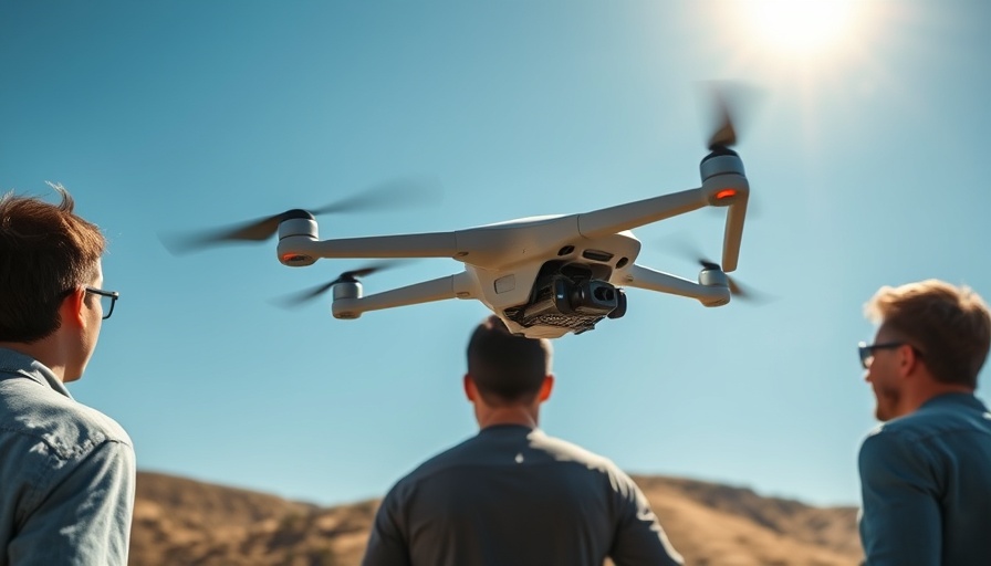 Drone used in fireworks crackdown by police, sunny hillside.