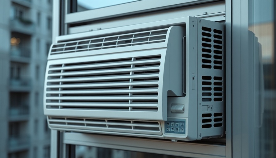 Misaligned AC side panels won't fit in window frame.