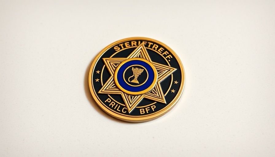 Hawaii sheriff department badge emblem, related to discrimination lawsuit.