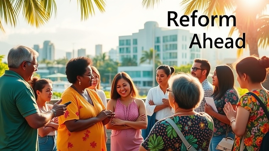 Pearl City residents engage in vibrant discussions on housing affordability reform.