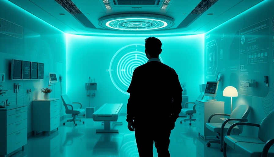 AI-Radar System in Healthcare environment detecting silhouette