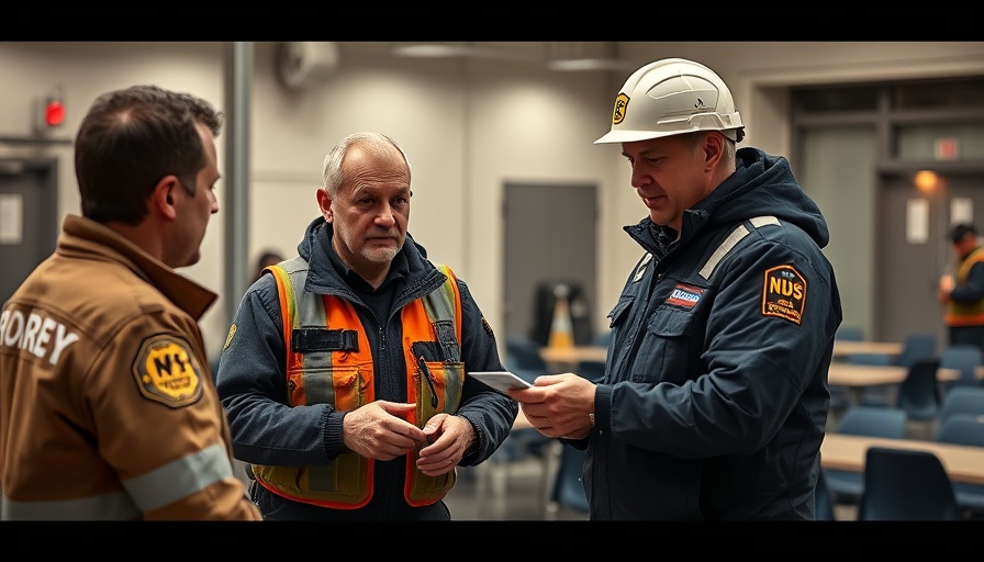 Training session on safety techniques in professional setting.