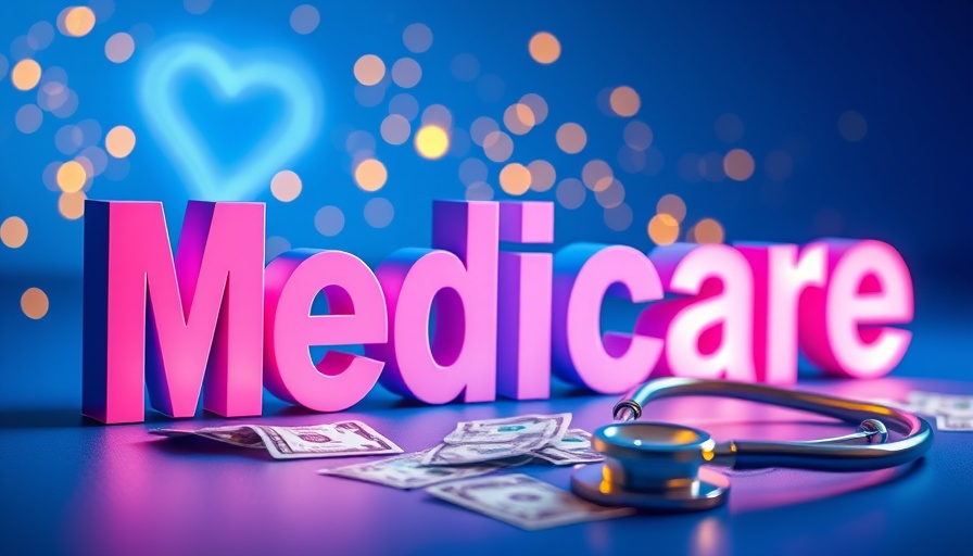 Medicare concept with money and stethoscope, Muskegon choices.