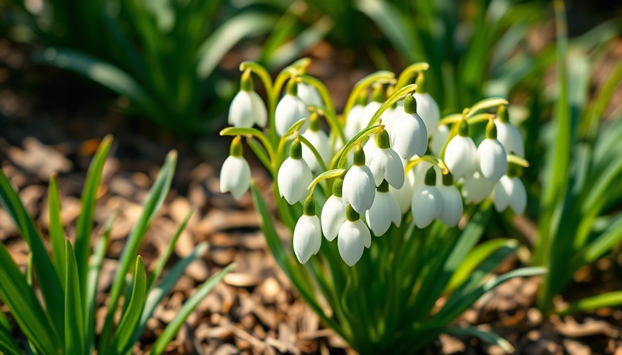 Blooming snowdrop flowers in garden - How to Plant Snowdrop Flowers