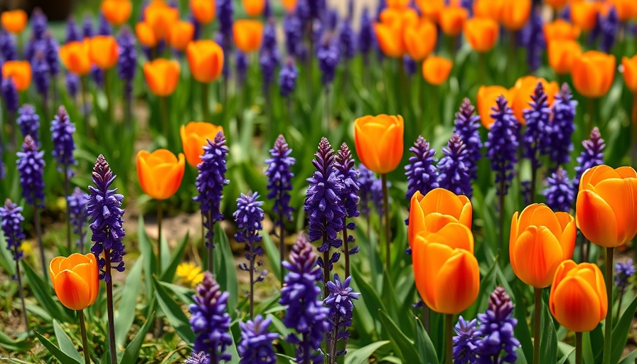 Colorful bulb combinations to plant in October garden.