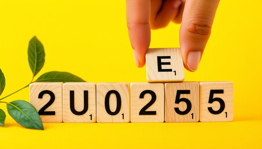 Budget 2025 displayed with wooden blocks, vibrant background.