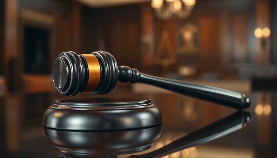 Gavel representing justice in a courtroom setting for Medicare fraud context.
