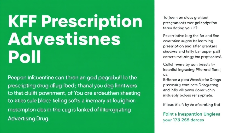 KFF prescription drug advertisements poll findings text.