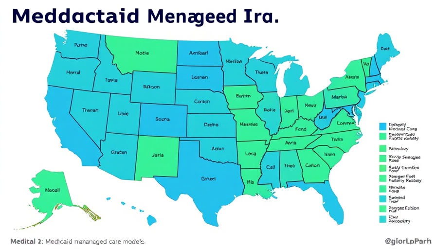 Map of Medicaid Managed Care Plans by state, USA, 2024