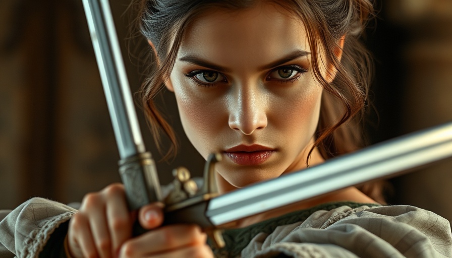 Martial Arts Renaissance elegance with woman and rapier.