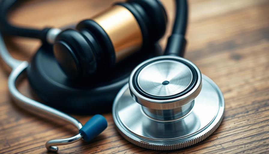Medicaid costs no-fault medical malpractice symbolized by stethoscope and gavel.