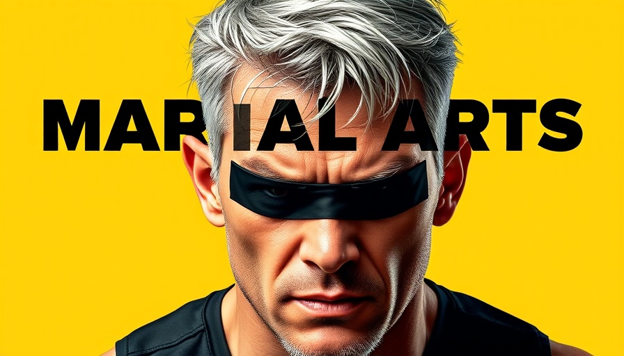 Podcast cover on Blind Spots in Martial Arts featuring man covering eyes.