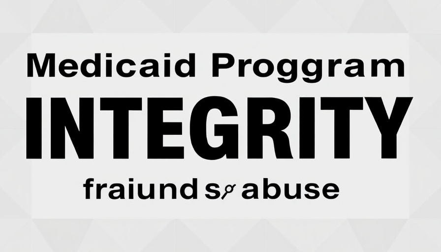 Graphic on Medicaid Program Integrity highlighting fraud and waste.