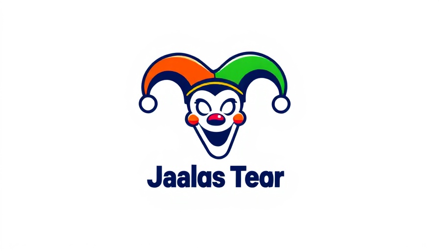 Playful jester logo for The Motley Fool Transcripts, bold text design.