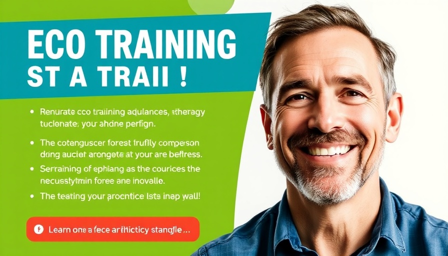 Start eco training without an eco gym graphic with a motivational theme.